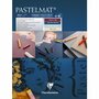 Pastelmat - Papier voor pastelkrijt - blok no.4 - assorti - Clairefontaine - 18 x 24 cm