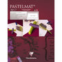 Pastelmat - Papier voor pastelkrijt - blok no.3 - wit - Clairefontaine - 18 x 24 cm