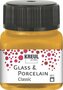 Kreul porseleinverf classic metallic goud 20 ml