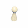 Houten Kegelpoppetjes - DIY Decoratieve Figuren - Kleine Houten Poppetjes Voor Creatieve Knutselprojecten - Miniatuur Hobby Poppetjes - Ø 50 mm - 5 stuks