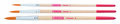 Art Creation Penselenset - Filament 3 Rond - Penselen - Kunstschilders kwasten - Acrylverf penselen - Olieverf penselen - Aquarelkwasten - Verfkwasten - DIY kwastenset - Acrylverf sets - Hobbyverf - S