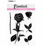 Clear stamps A7 silhouette Roses nr. 28