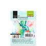 Aquarelpapier - Waterverfpapier - Aquarelblok - Watercolor Paper - Intens White - Fijne Korrel - Textuur voor Waterverf Technieken - Schaduwwerking - A6 - 300 grams - 20 vellen