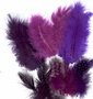 Marabou & Guinea Mix Paars - Decoratieve Paarse Veren - Knutselveren - Hobby Veren - Knutselveren - Sierveren