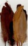 Veren Bruin - Decoratieve Bruine Veren - Knutselveren - Hobby Veren - Knutselveren - Sierveren - 15 Stuks