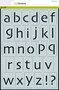 Stencil alfabet kleine letters skia A4