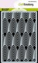 Sjabloon bladeren art deco A6