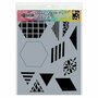Dylusions stencil large - 2 inch quilt