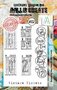 Clear Stamps A7 - Tickets Thema  Geschikt voor Kaarten Maken, Mixed Media & Decoratie  Te Gebruiken met Acrylblok of Stempelhulp  Set van 6 Stempels