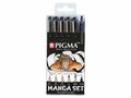 Manga Set - Fineliners Voor Manga - Zwart Tekenpennen - Illustratie - Anime Schetsen - Kalligrafie Pennen - Sakura - 6 Stuks