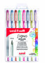 Signo metallic gel pen set 8 stuks