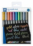 Staedtler metallic brushpen set 10 stuks