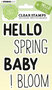 Clear stamps A6 Sweet stories - Hello spring nr. 214