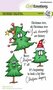 Clearstamps A6 - Xmas Trees 2 ENG Carla Creaties - Clear Stempel - Siliconen Stempel - Transparante Stempel - Scrapbooking Stempel - Stempel Voor Mixed Media - A6 Formaat