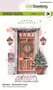 Clearstamps A6 - Oude Deur Decoration X-mas Carla Kamphuis - Clear Stempel - Siliconen Stempel - Transparante Stempel - Scrapbooking Stempel - Stempel Voor Mixed Media - A6 Formaat