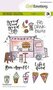 Clearstamps A6 - Foodtruck Carla Kamphuis - Clear Stempel - Siliconen Stempel - Transparante Stempel - Scrapbooking Stempel - Stempel Voor Knutselen & Kaarten Maken - A6 Formaat