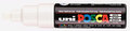 Krijtstift - Chalkmarker - Universele Marker - Uni Posca Marker - 1 Wit - PC-8K - 8mm - Beitelpunt - Large - 1 stuk