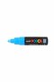 Krijtstift - Chalkmarker - Universele Marker - Uni Posca Marker - lichtblauw - PC-7M - 4,5mm - 5,5mm - Medium Punt - 1 stuk