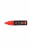 Krijtstift - Chalkmarker - Universele Marker - Uni Posca Marker - donker oranje - PC-7M - 4,5mm - 5,5mm - Medium Punt - 1 stuk