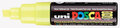 Krijtstift - Chalkmarker - Universele Marker - Uni Posca Marker - Fluoriserend Geel - PC-8K - 8mm - Beitelpunt - Large - 1 stuk