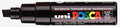 Krijtstift - Chalkmarker - Universele Marker - Uni Posca Marker - Bruin - PC-8K - 8mm - Beitelpunt - Large - 1 stuk