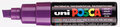 Krijtstift - Chalkmarker - Universele Marker - Uni Posca Marker - Paars - PC-8K - 8mm - Beitelpunt - Large - 1 stuk