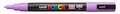 Krijtstift - Chalkmarker - Universele Marker - Uni Posca Marker - Paars - P11 lavendel - PC-3M - 0,9mm - 1,3mm - 1 stuk