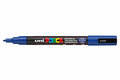 Krijtstift - Chalkmarker - Universele Marker - Uni Posca Marker - 33 donkerblauw - PC-3M - 0,9mm - 1,3mm - 1 stuk