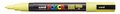 Krijtstift - Chalkmarker - Universele Marker - Uni Posca Marker - P2 zonnegeel - PC-3M - 0,9mm - 1,3mm - 1 stuk