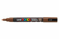 Krijtstift - Chalkmarker - Universele Marker - Uni Posca Marker - 21 bruin - PC-3M - 0,9mm - 1,3mm - 1 stuk