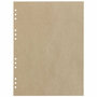 Papier - Recycled Kraft Grijs - A3 - 110 grams - Perforatiegaten - Afscheurrand - MyArtBook - 20 vellen