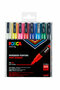 Krijtstift - Fineliner - Universele Marker - Standaard Kleuren - Uni Posca Marker - PC-1M - 0,7mm - 8 stuks