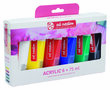 Art Creation Acrylverf Set - Compacte Acrylverf Set - Acrylic Paint - Acrylaatverf - Acrylic Paint - Hobbyverf - Kunstschildersverf - Mengbare Pigmenten - 8x12ml