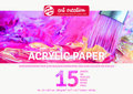 Art Creation Acrylverfblok A4 - Acrylpapier - Mixed Media Papier - Schilderpapier - Stevig & Absorberend - 15 Vel