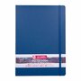 Schetsboek - Navy Blue - 21x29,7 cm - Gebroken Wit Papier - 140 grams - Art creation - 80 vellen