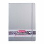 Schetsboek - Shiny Silver - 21x29,7 cm - Gebroken Wit Papier - 140 grams - Art creation - 80 vellen