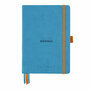 Goalboek hardcover - Turquoise - Dotted Ivoor papier - A5 - 90 gram - Rhodia - 224 vellen