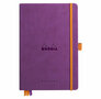 Goalboek hardcover - Paars - Dotted Ivoor papier - A5 - 90 gram - Rhodia - 224 vellen