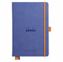 Goalboek hardcover - Sapphire - Dotted Ivoor papier - A5 - 90 gram - Rhodia - 224 vellen