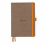 Goalboek hardcover - Taupe - Dotted Ivoor papier - A5 - 90 gram - Rhodia - 224 vellen