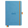 Goalboek hardcover - Turquoise- Dotted Ivoor papier - A5 - 90 gram - Rhodia - 224 vellen