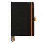 Goalboek hardcover - Zwart - Dotted Ivoor papier - A5 - 90 gram - Rhodia - 224 vellen