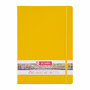 Schetsboek - Tekenboek - Harde kaft - Met Elastiek - Golden Yellow - 21x29,7cm - 140gr - 80blz - Talens