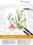 Amsterdam Aquarelpapier - Wit - Gladde Structuur - Wateropname en Pigmentbehoud - Tombow - 24x32cm - 300 grams
