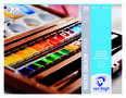 Aquarelpapier - Waterverfpapier - Aquarelblok - Watercolor Paper - Fijne Korrel - Van Gogh - Professioneel Aquarelpapier - Hoge Opname - Structuur voor Diepte - 18x24 cm - 300 grams - 12 vellen