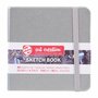 Schetsboek - Shiny Silver - 12x12 cm - Gebroken Wit Papier - 140 grams - Art creation - 80 vellen