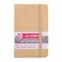 Schetsboek - Kraft - 9x14 cm - Gebroken Wit Papier - 140 grams - Art creation - 80 vellen