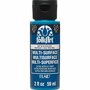 Acrylverf Multi Surface - Universele Acrylverf - Blauwe Hobbyverf - Sneldrogende Dekkende Verf - Glasverf - Houtverf - Keramiekverf - Plasticverf - Buitenverf - #2387 Blue Peacock - 59 ml - FolkArt