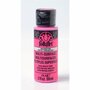 Acrylverf Multi Surface - Universele Acrylverf - Roze Hobbyverf - Sneldrogende Dekkende Verf - Glasverf - Houtverf - Keramiekverf - Plasticverf - Buitenverf - #2896 Bright Pink - 59 ml - FolkArt