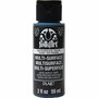 Acrylverf Multi Surface - Universele Acrylverf - Blauwe Hobbyverf - Sneldrogende Dekkende Verf - Glasverf - Houtverf - Keramiekverf - Plasticverf - Buitenverf - #6360 Prussian Blue - 59 ml - FolkArt